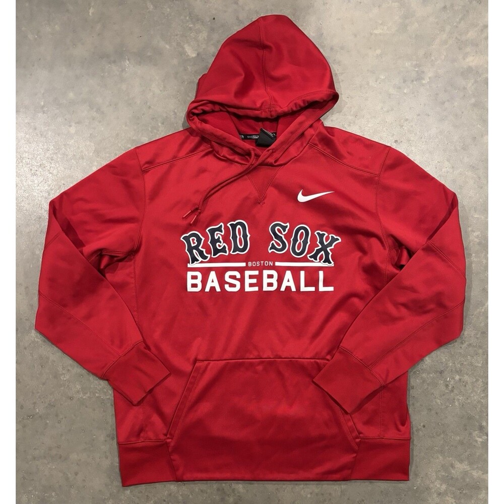 Nike BSBL Dri-Fit Boston Red Sox MLB Hoodie Sweatshirt Mens XL